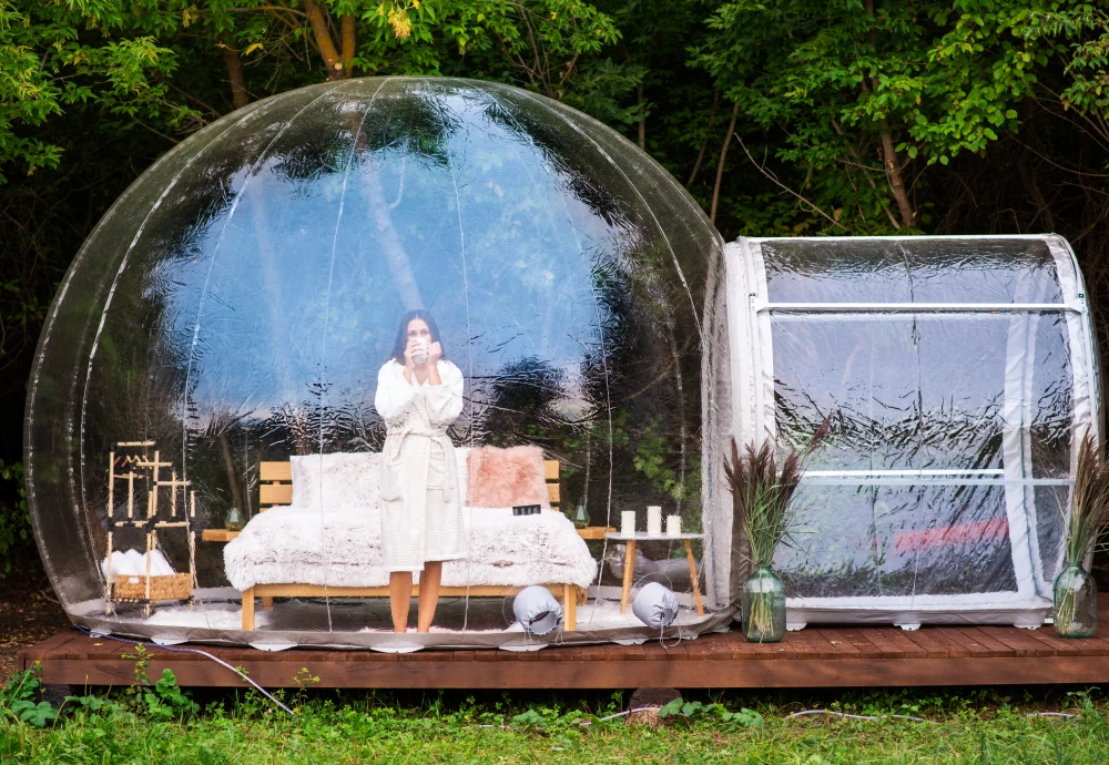 outdoor bubble tents